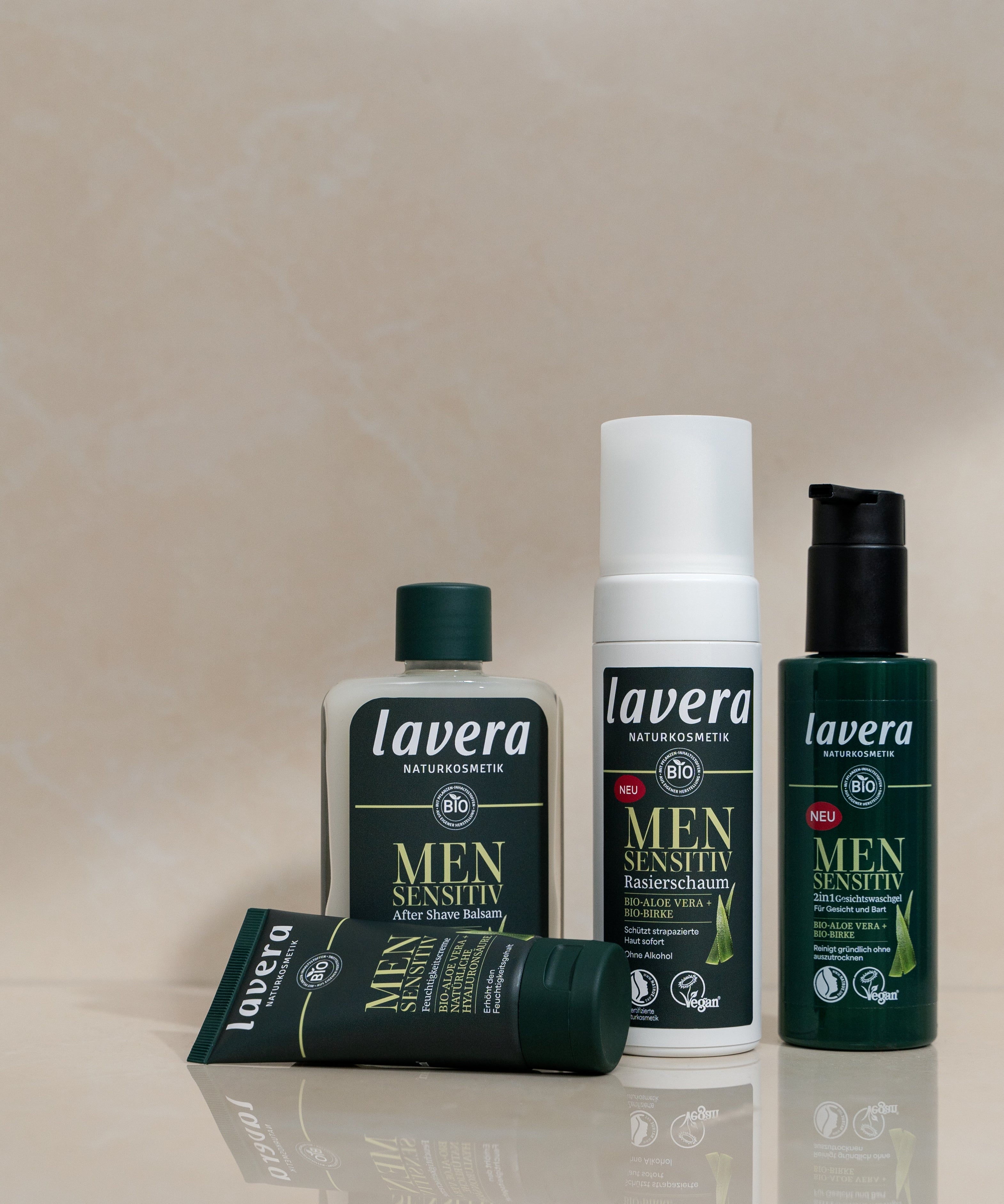 Produktdarstellung komplette Men-Serie