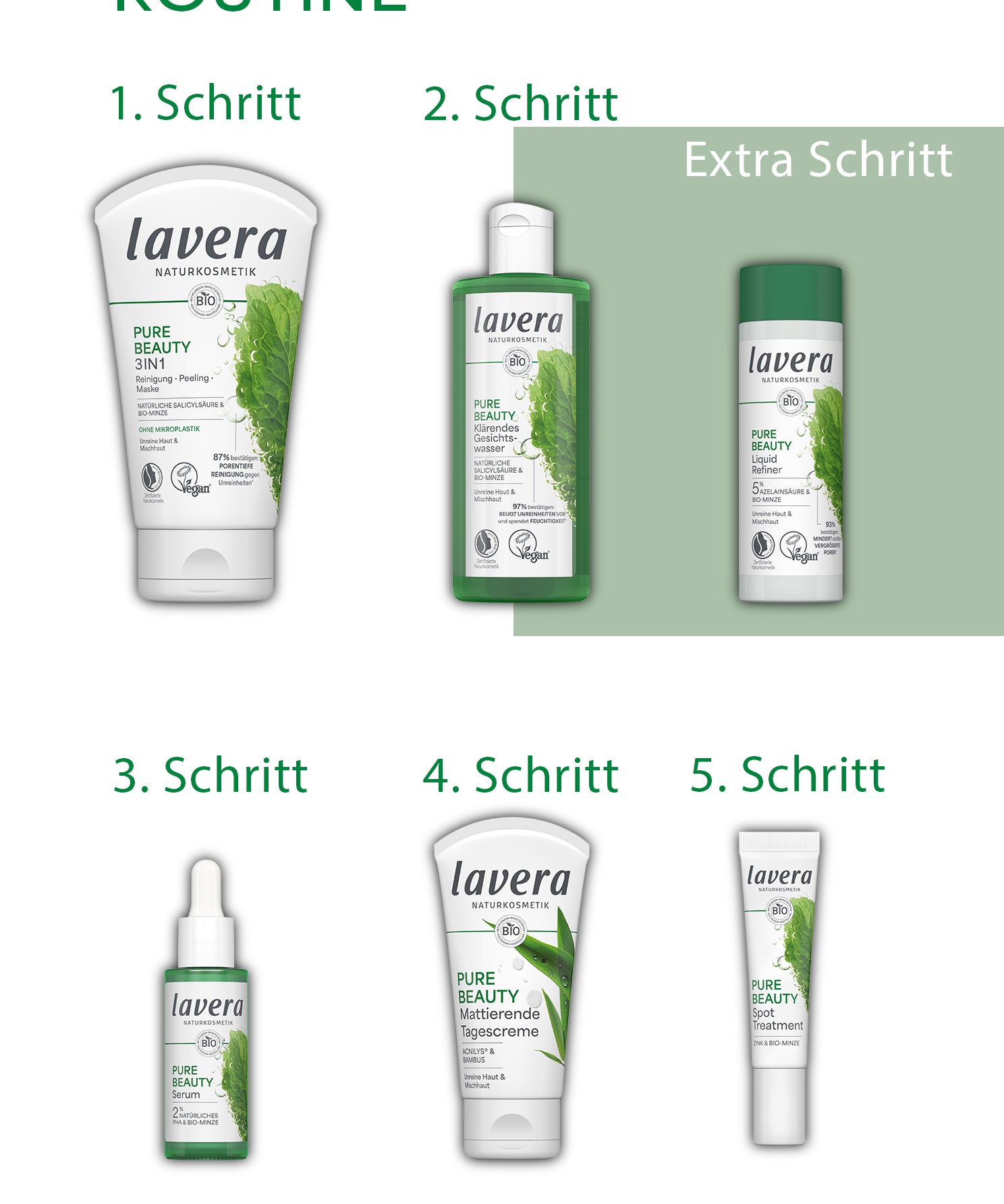 lavera Pure Beauty Klärendes Gesichtswasser