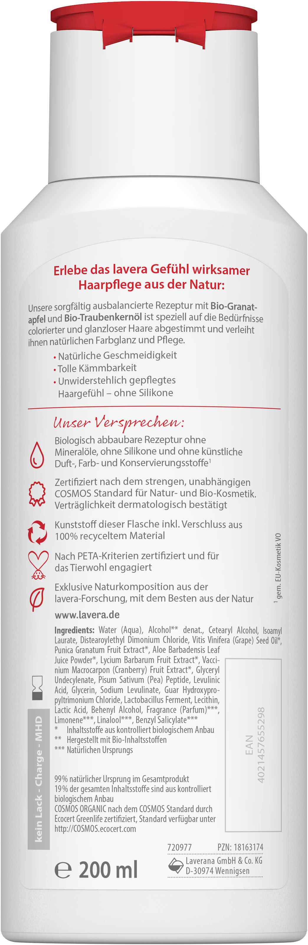 lavera Pflegespülung Farbglanz & Pflege