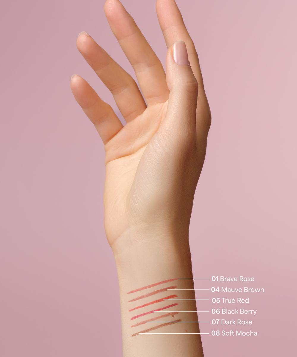 lavera Lip Contour -Soft Mocha 08- in der Anwendung