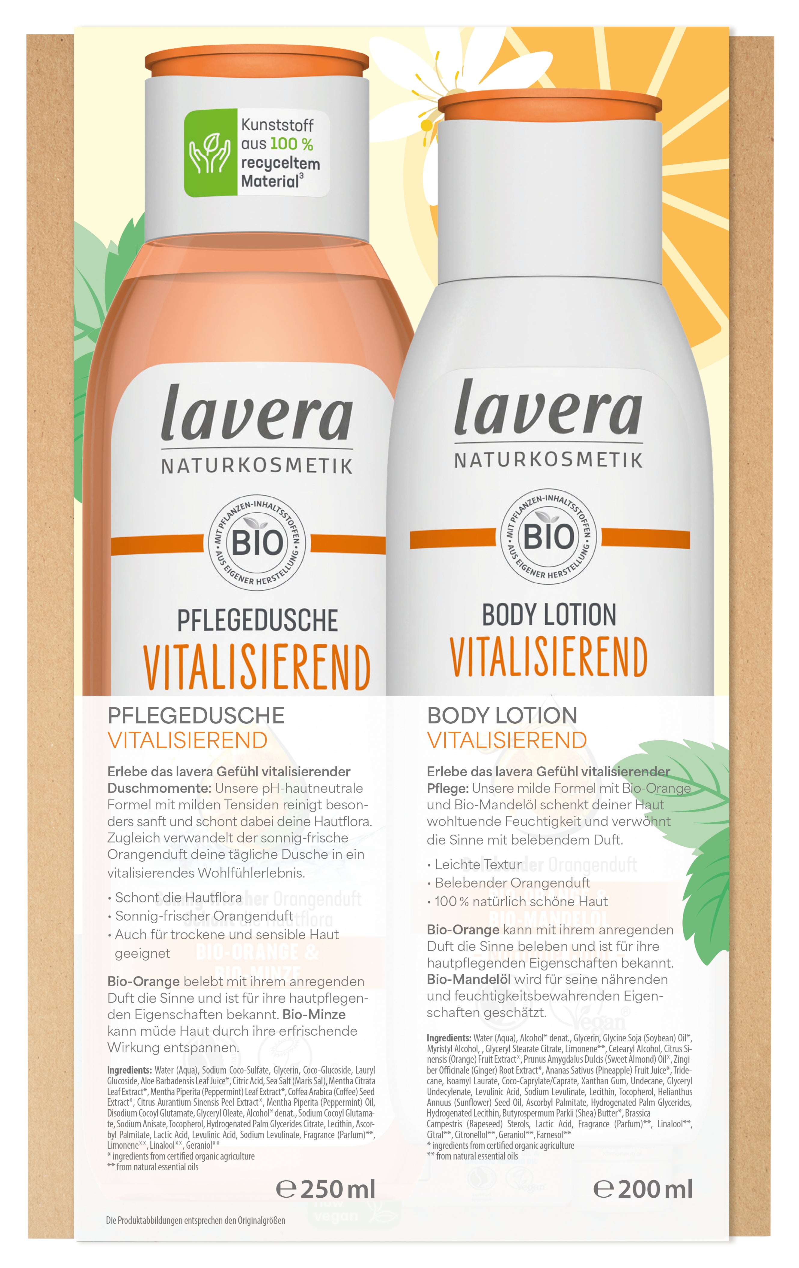 lavera Geschenkset Natürlich für Dich Vitalisierend