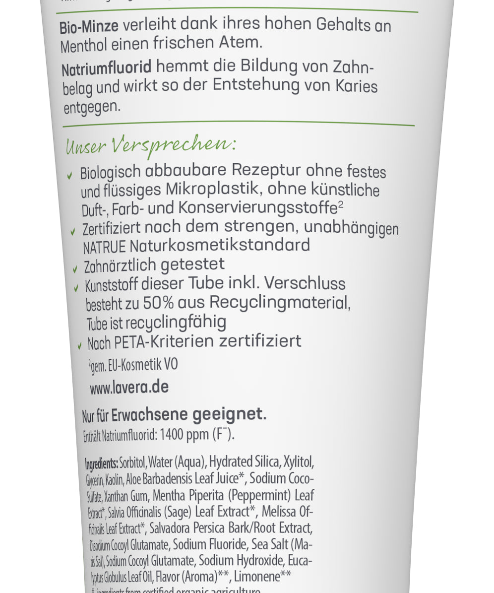 lavera Zahncreme Complete Care