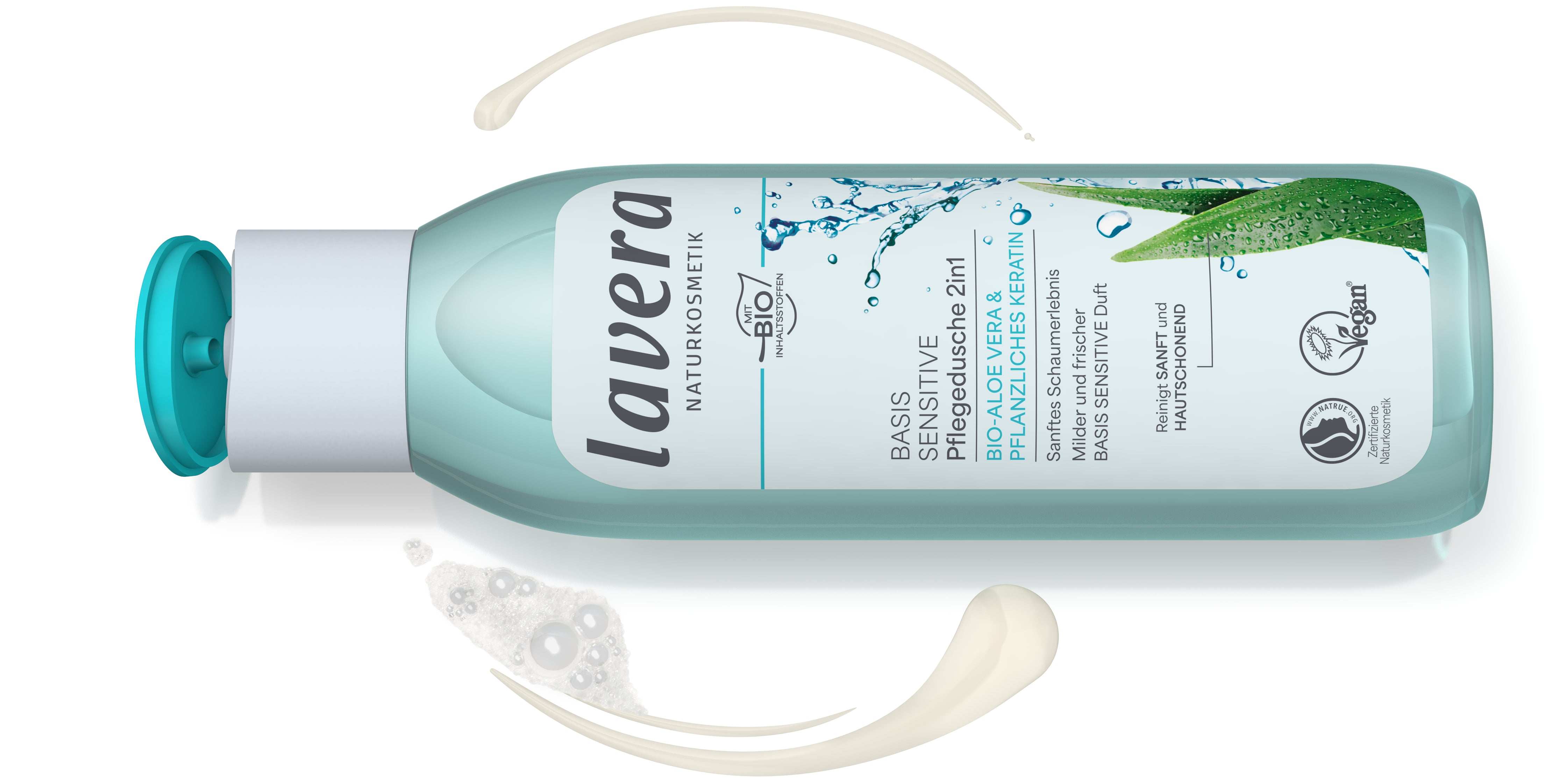 lavera Pflegedusche basis sensitive 2in1