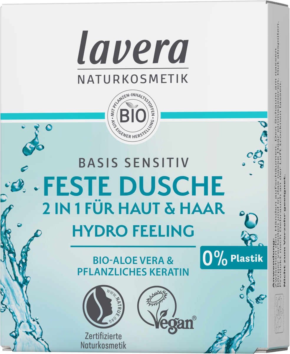 lavera lavera - Feste Dusche 2 in 1 basis sensitive Hydro Feeling