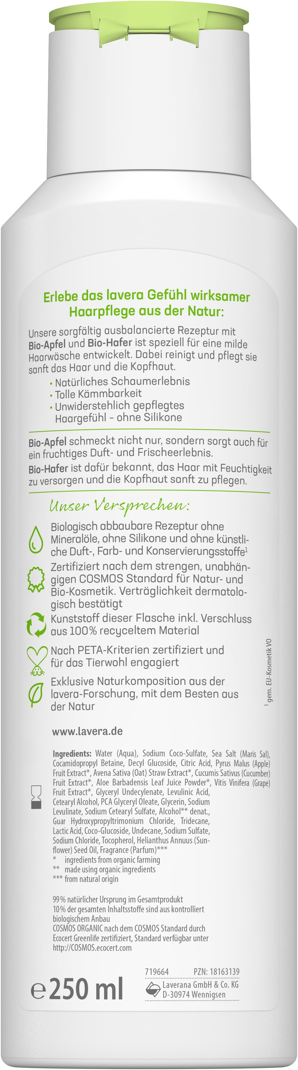 lavera Pflegeshampoo Family