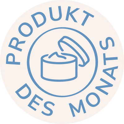 Icon „Produkt des Monats“ mit geöffneter Cremedose