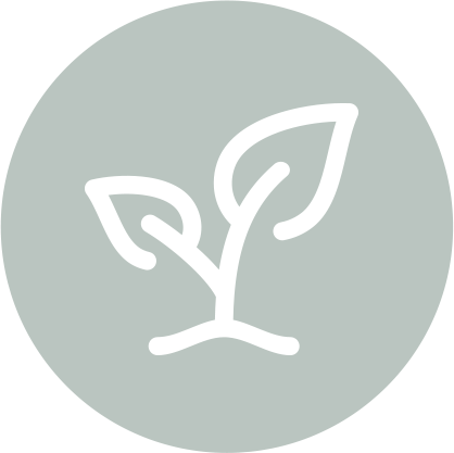 Renature Icon vor grünem Hintergrund