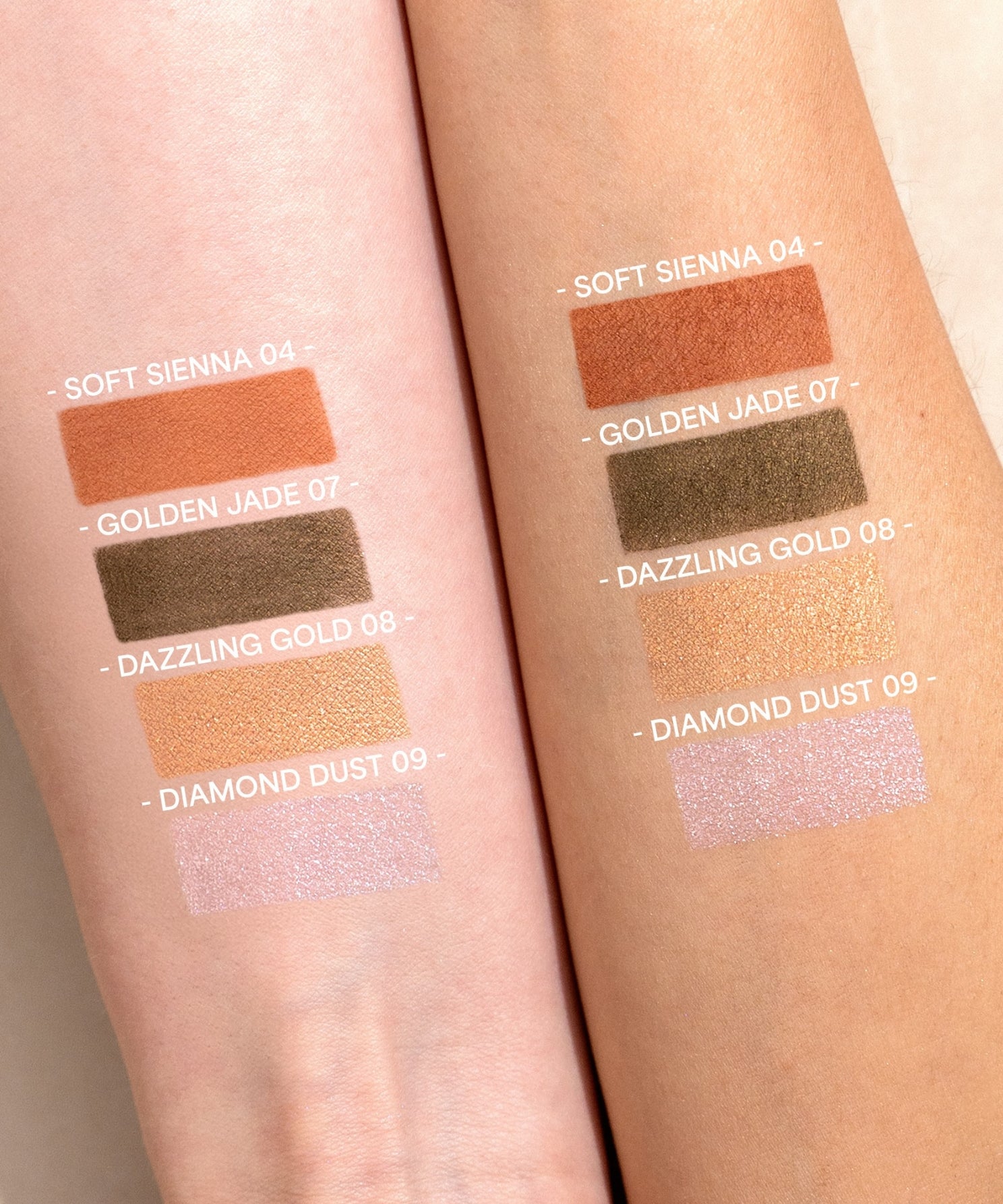 lavera Signature Colour Eyeshadow -Dazzling Gold 08- in der Anwendung