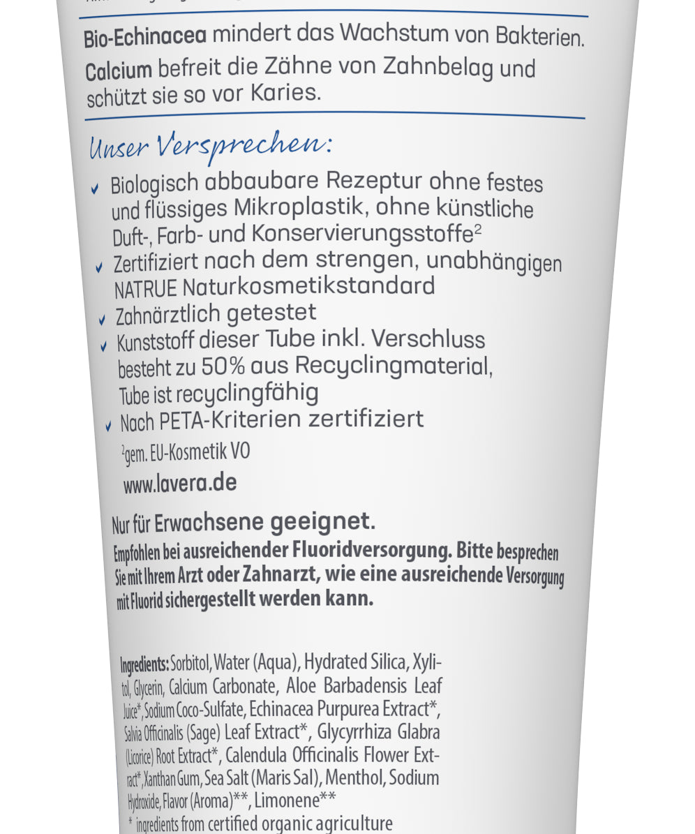 lavera Zahncreme Complete Care Fluoridfrei
