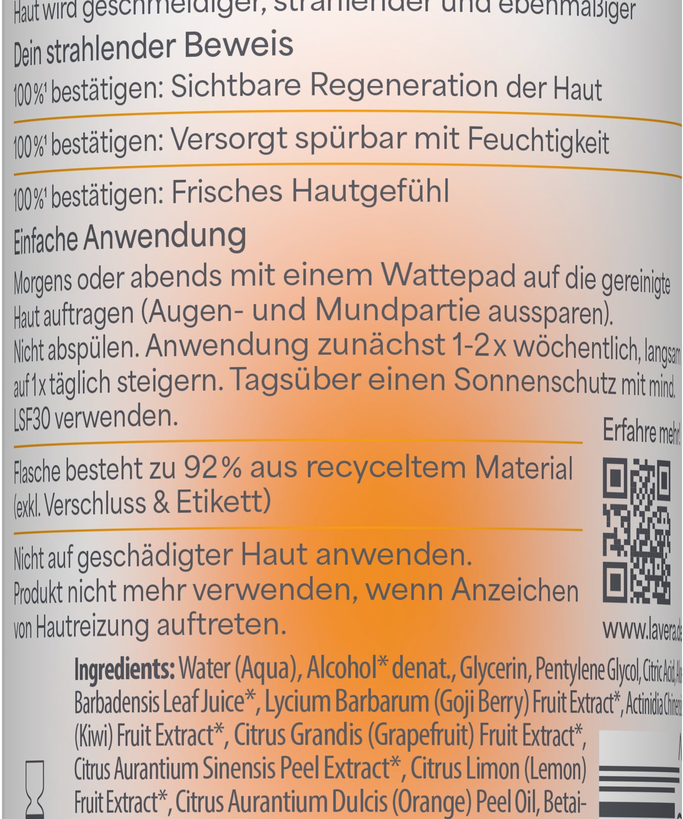 lavera Glow By Nature Liquid Illuminating Refiner