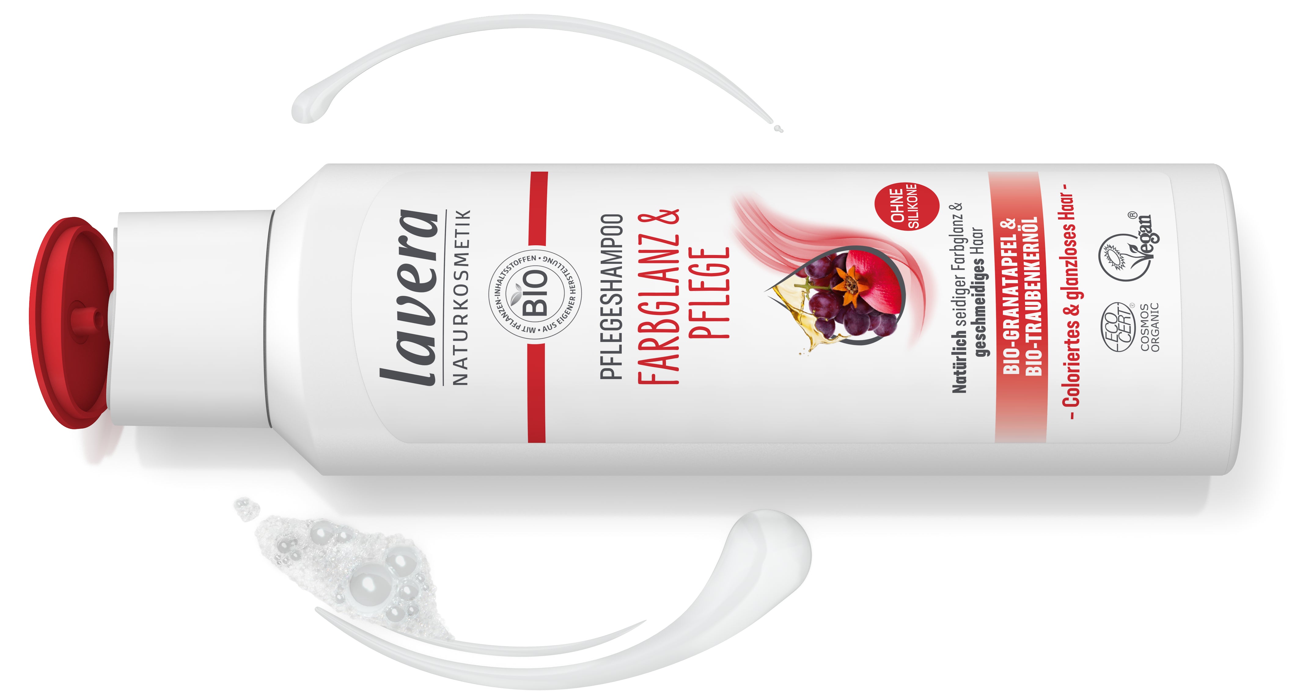 lavera Pflegeshampoo Farbglanz & Pflege