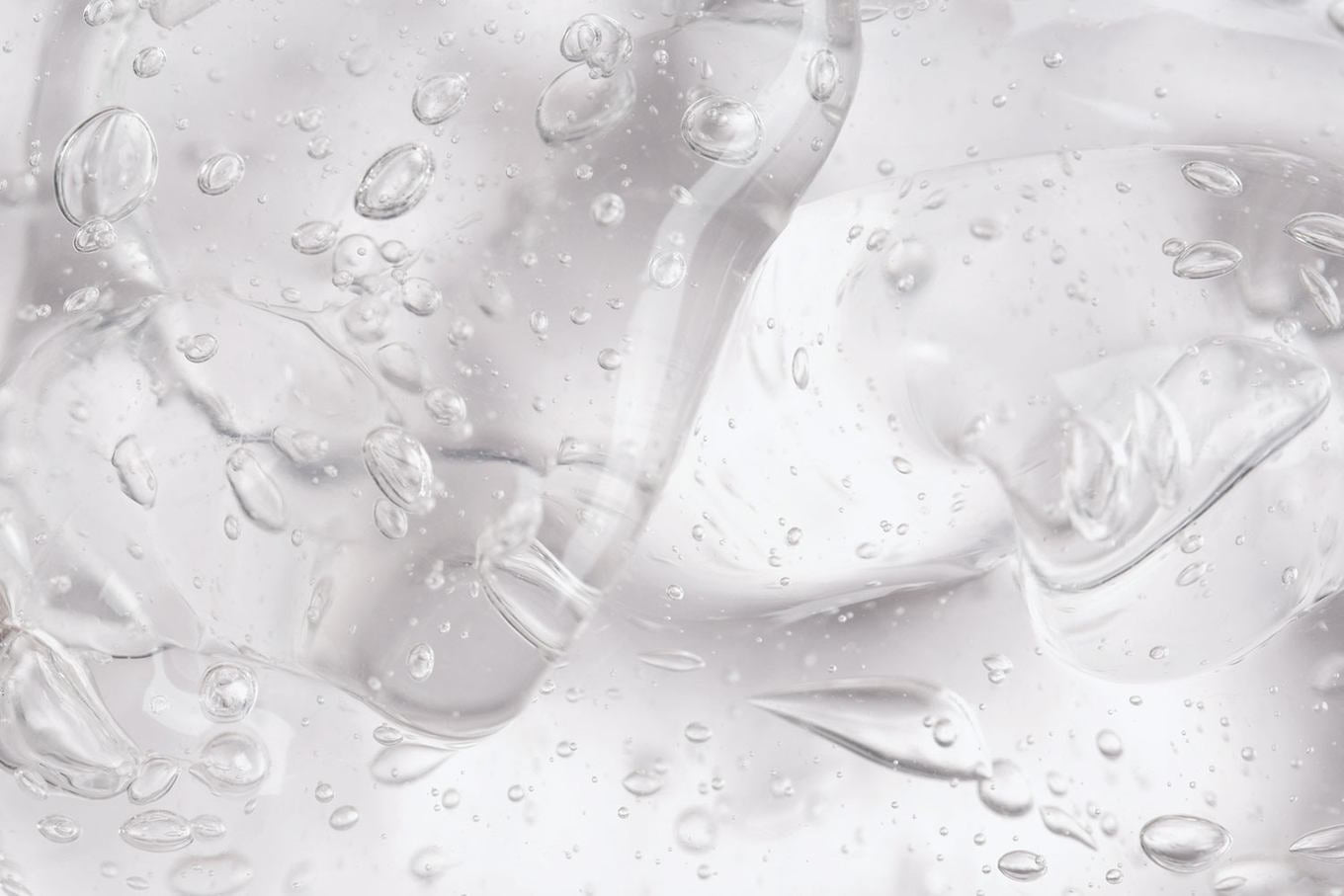 Textur des basis sensitive Waschgels