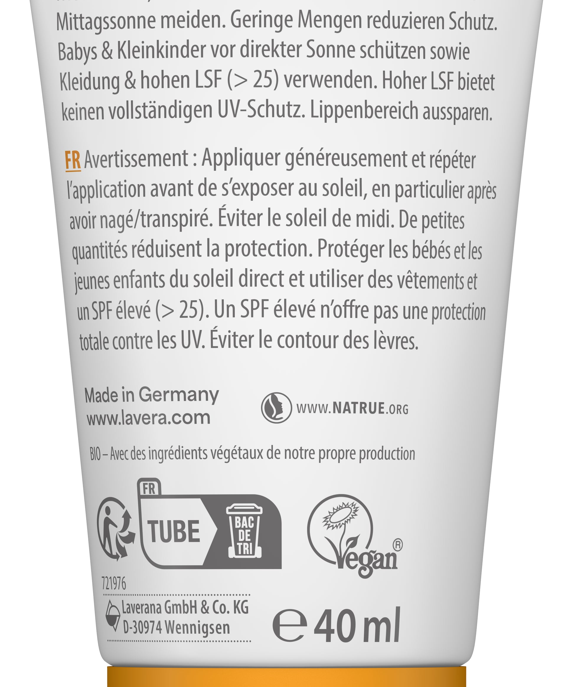 lavera Sonnenfluid Sensitiv LSF 50