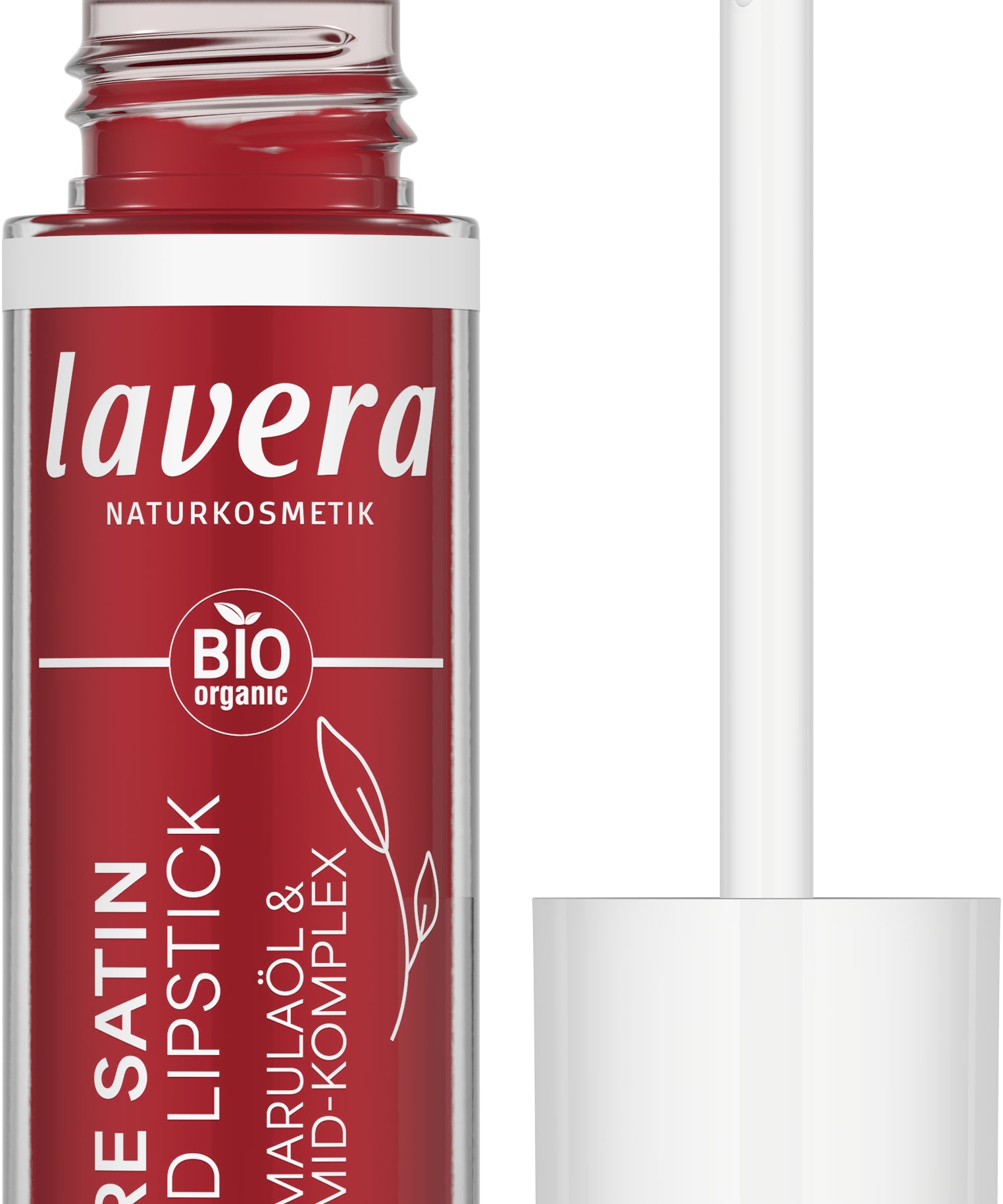 lavera Pure Satin Liquid Lipstick -Poppy Red 01-