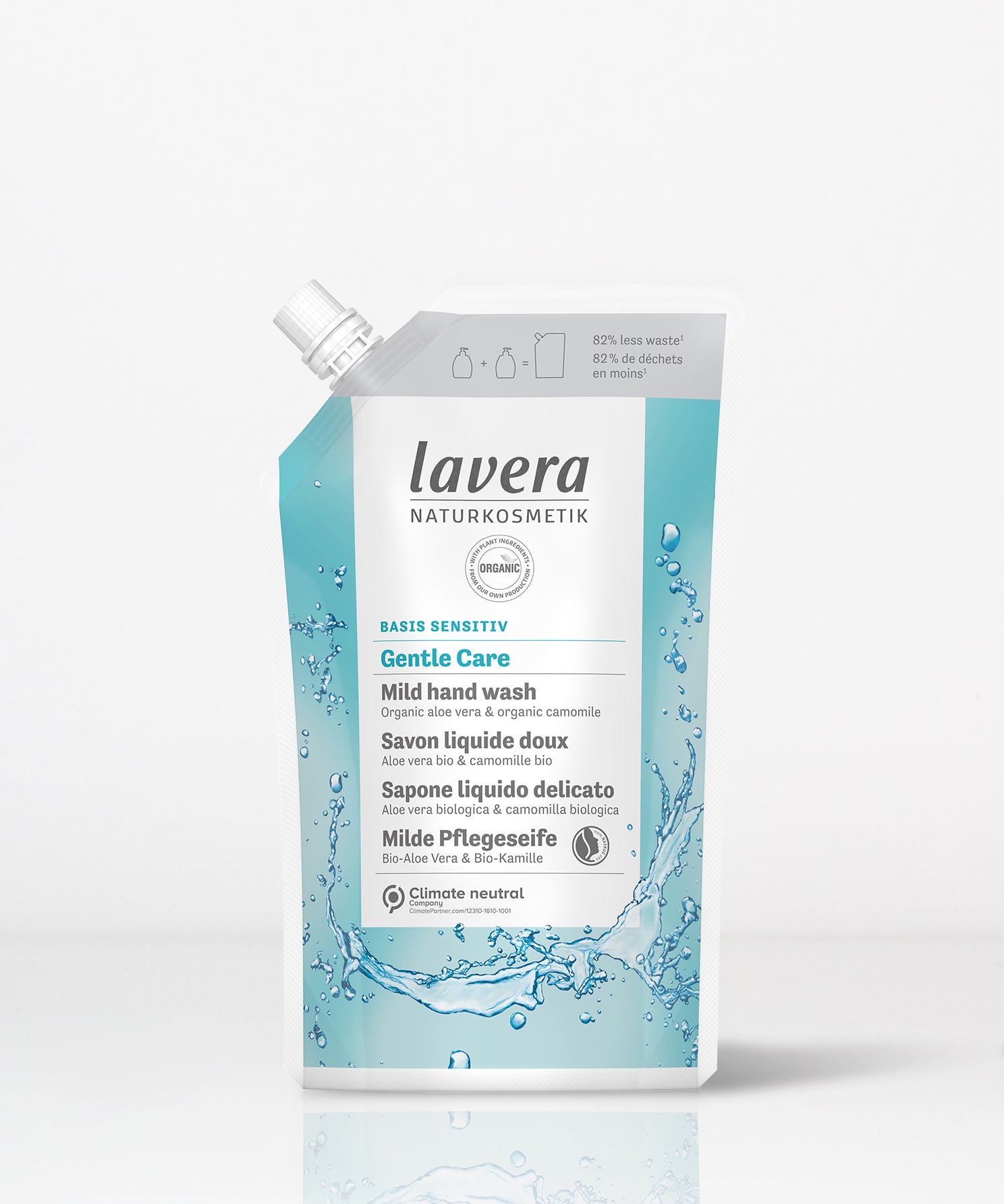 lavera Nachfüllbeutel basis sensitive milde Pflegeseife