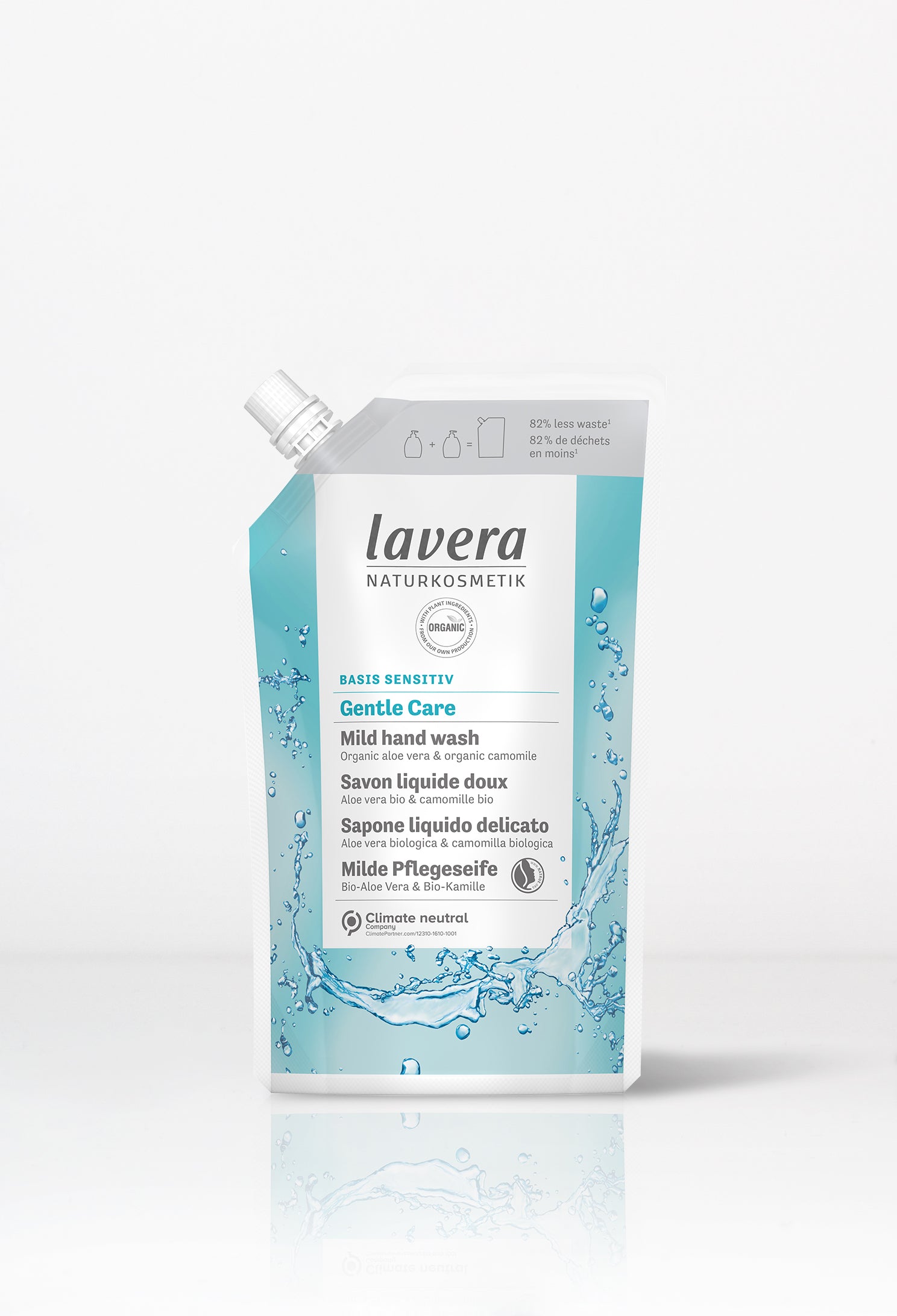 lavera Nachfüllbeutel basis sensitive milde Pflegeseife