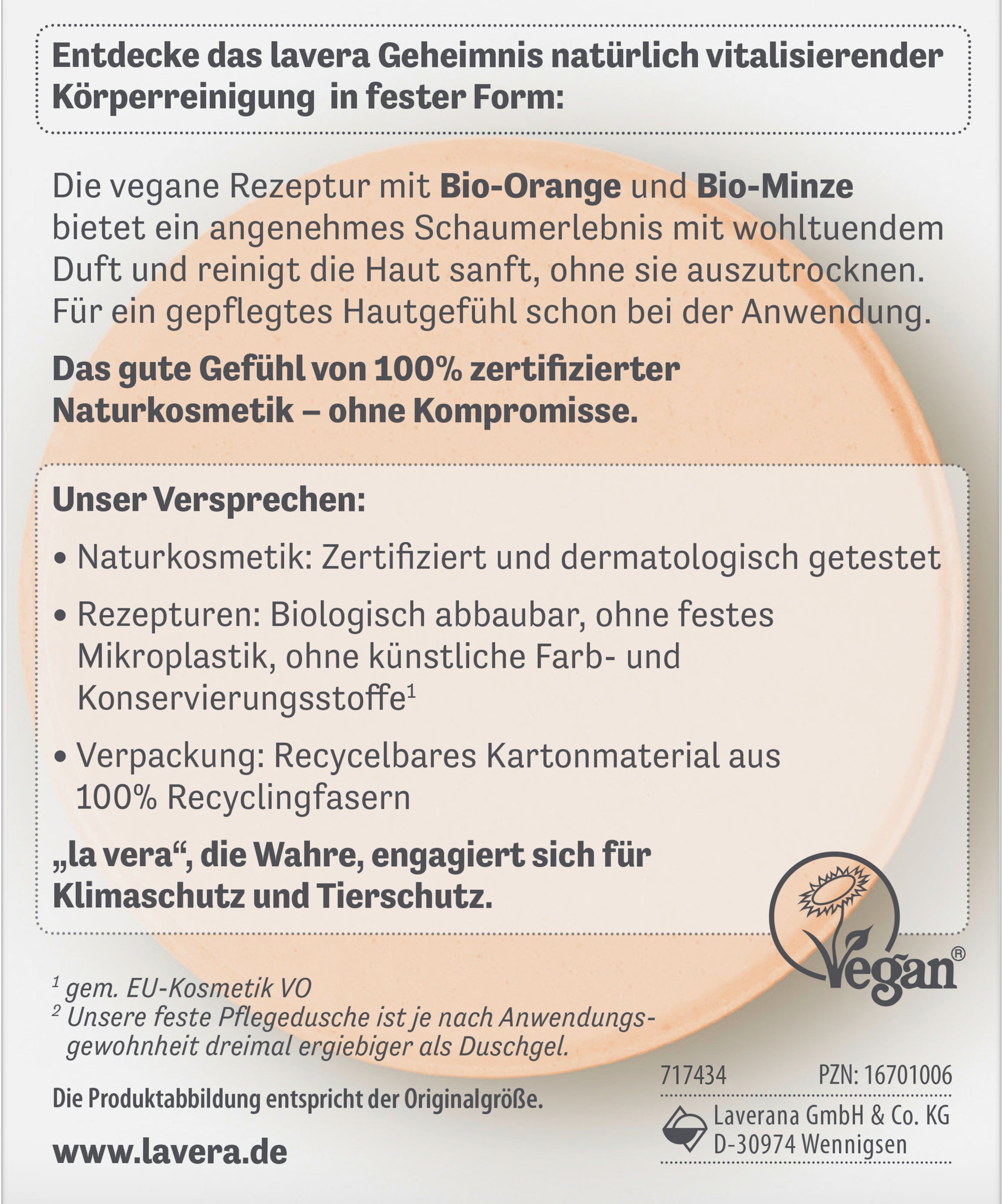 lavera Feste Pflegedusche High Vitality