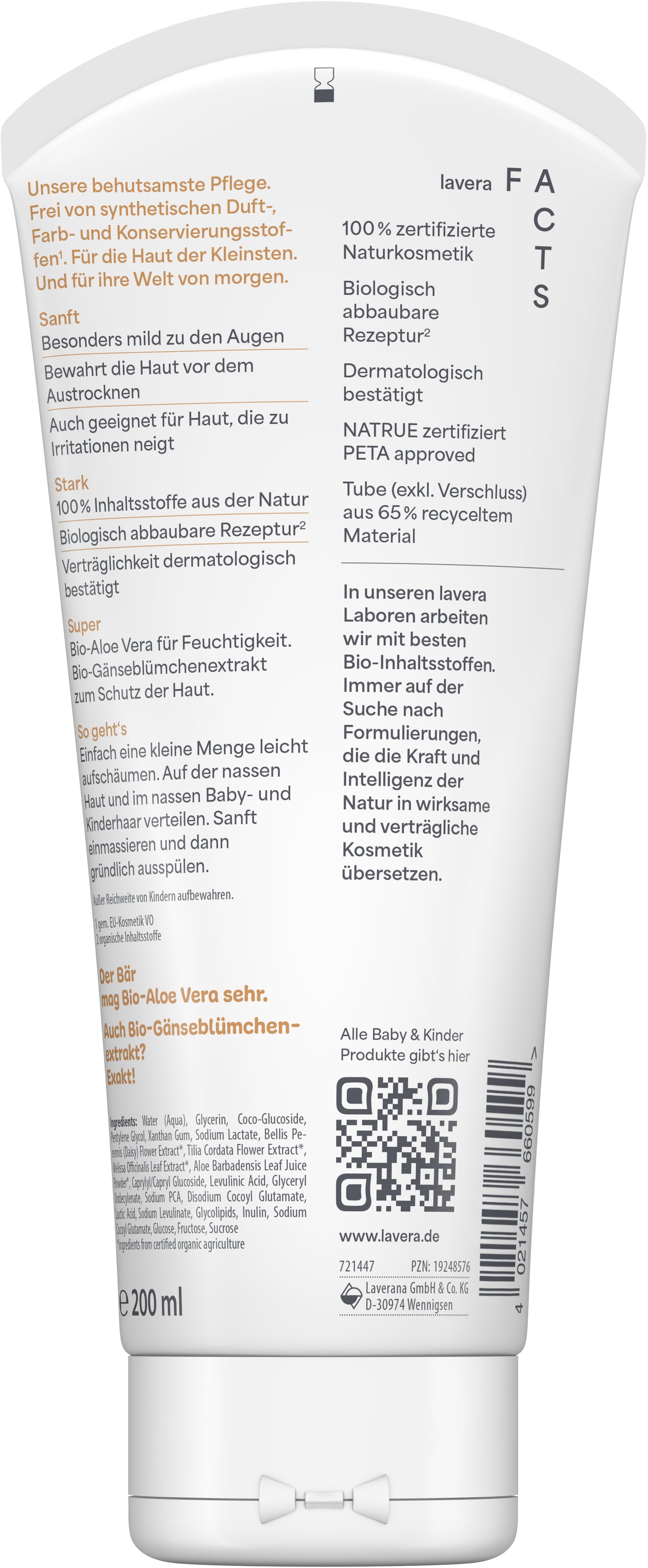 lavera Baby & Kinder Waschlotion & Shampoo